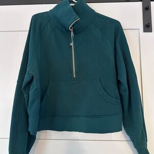 lululemon athletica Teal Cowl Neck Sweater